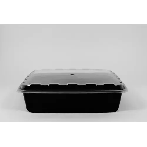 CUBEWARE CR-1047B Cubeware Square Plastic Container, 100 Set